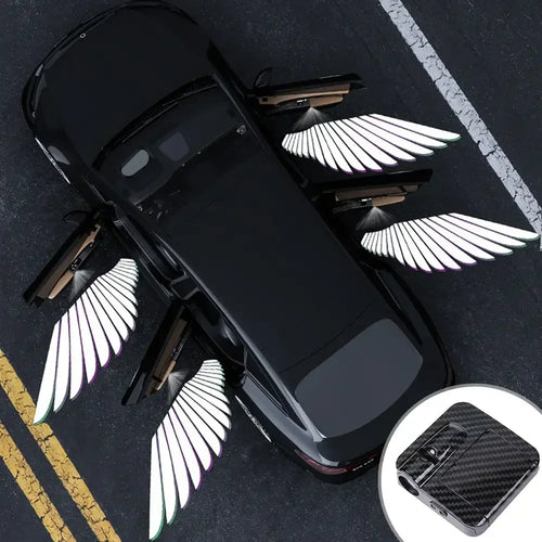 Wireless HD Laser Car Door Projector - 2/4Pcs, Auto Accessory, No Wiring Required, Battery-Powered, for Easy Night Entry