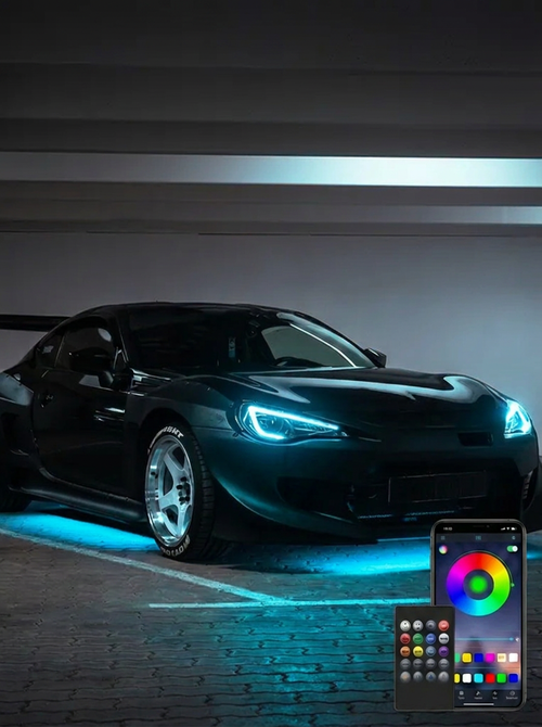 Car Underglow Neon Strip Kit
