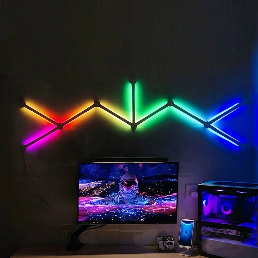 Modular RGB Smart Wall Light Panels