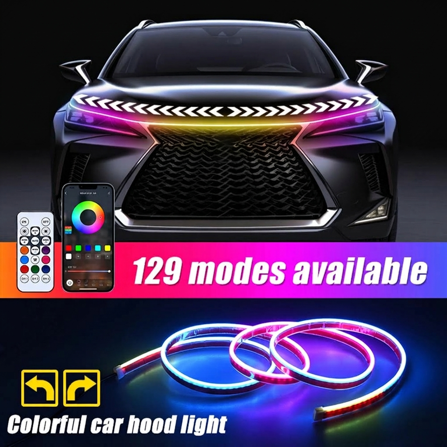 Car Hood RGB Lights