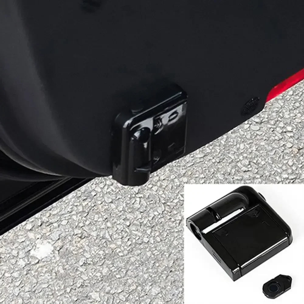 2PCS for Bat Logo Wireless Universal Led Emblem Car Door Light Luces Projector Courtesy Ghost Shadow Lamp Accessories Decoration