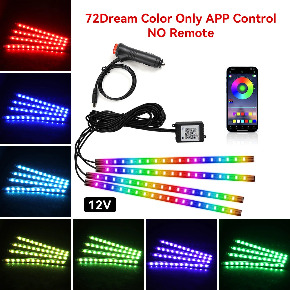 RGB Interior Ambient Foot Strips