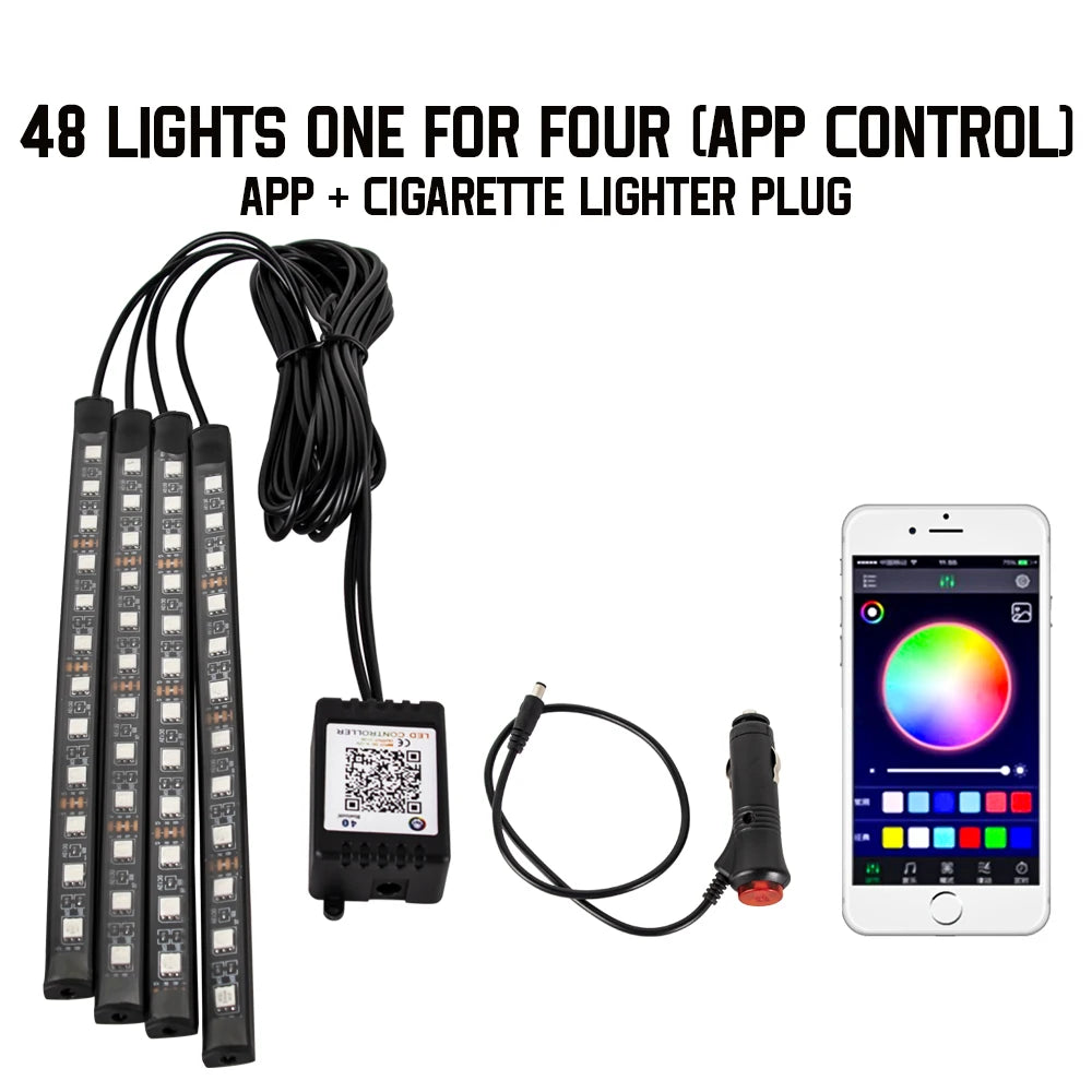 RGB Interior Ambient Foot Strips