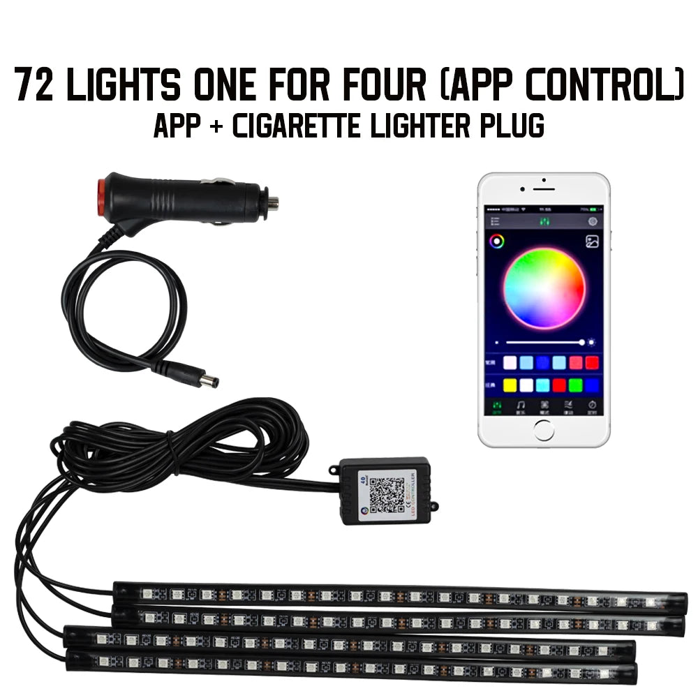 RGB Interior Ambient Foot Strips
