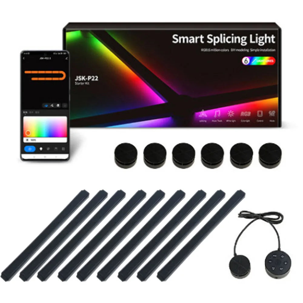 Modular RGB Smart Wall Light Panels