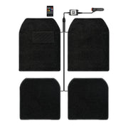 Fiber Optic Twinkle Stars Car Mats Waterproof Star Light Car LED Rugs with APP Remote Control Light Effect