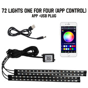 RGB Interior Ambient Foot Strips