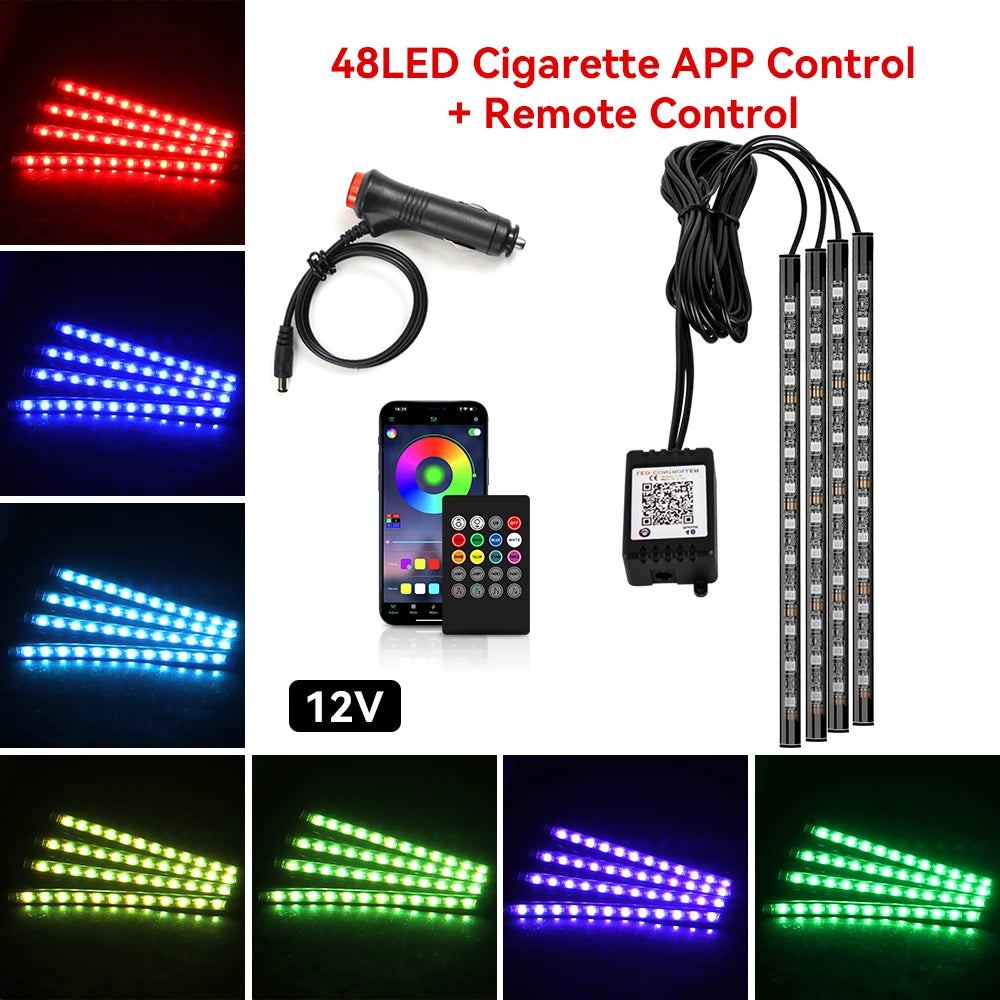 RGB Interior Ambient Foot Strips