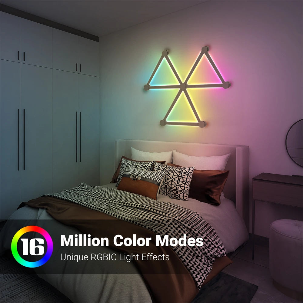 Modular RGB Smart Wall Light Panels