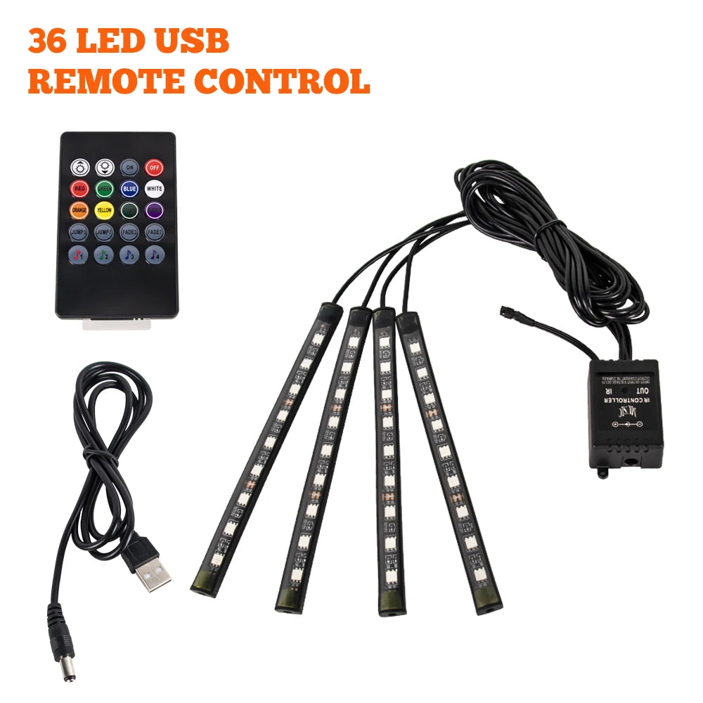 RGB Interior Ambient Foot Strips