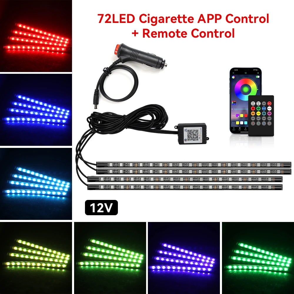 RGB Interior Ambient Foot Strips