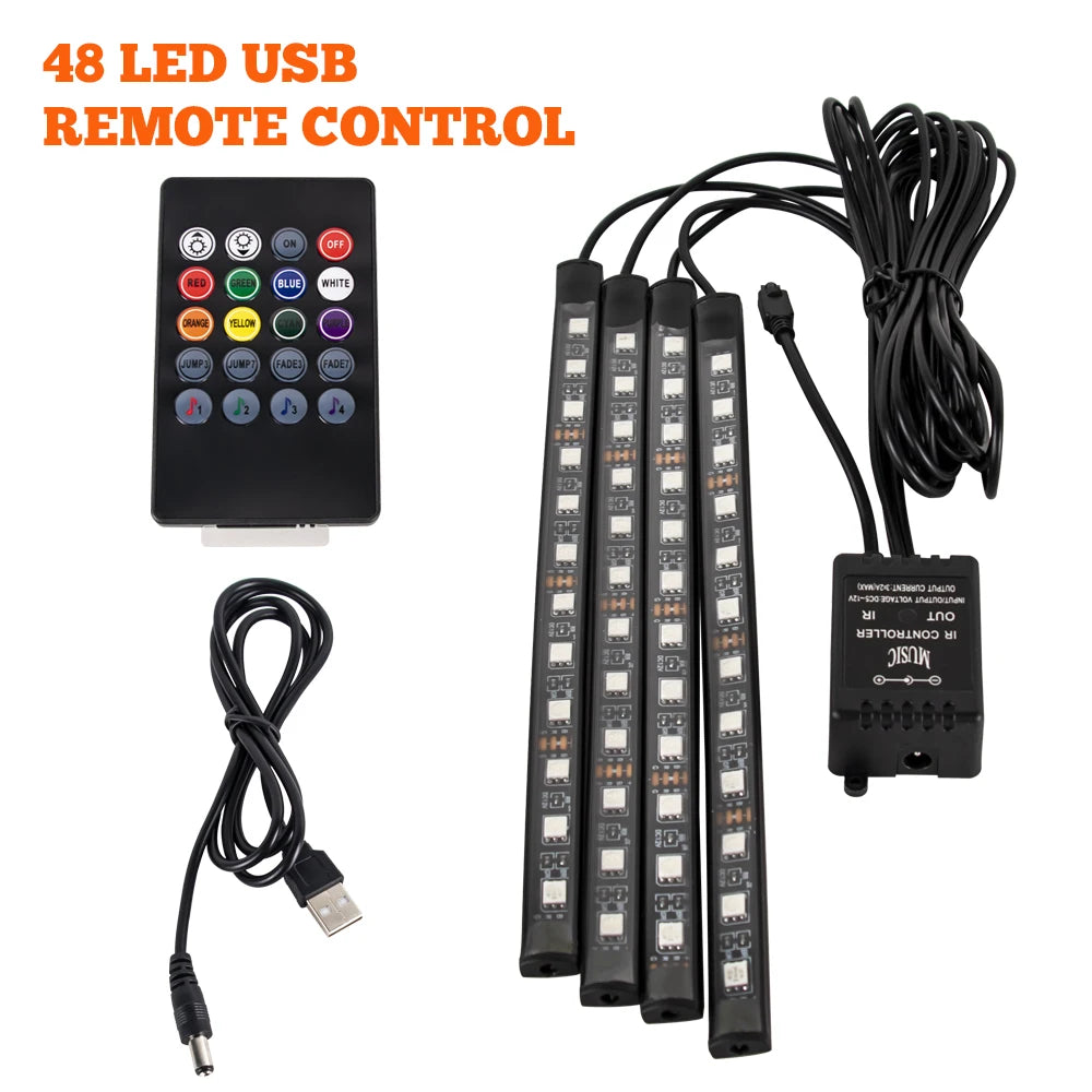 RGB Interior Ambient Foot Strips