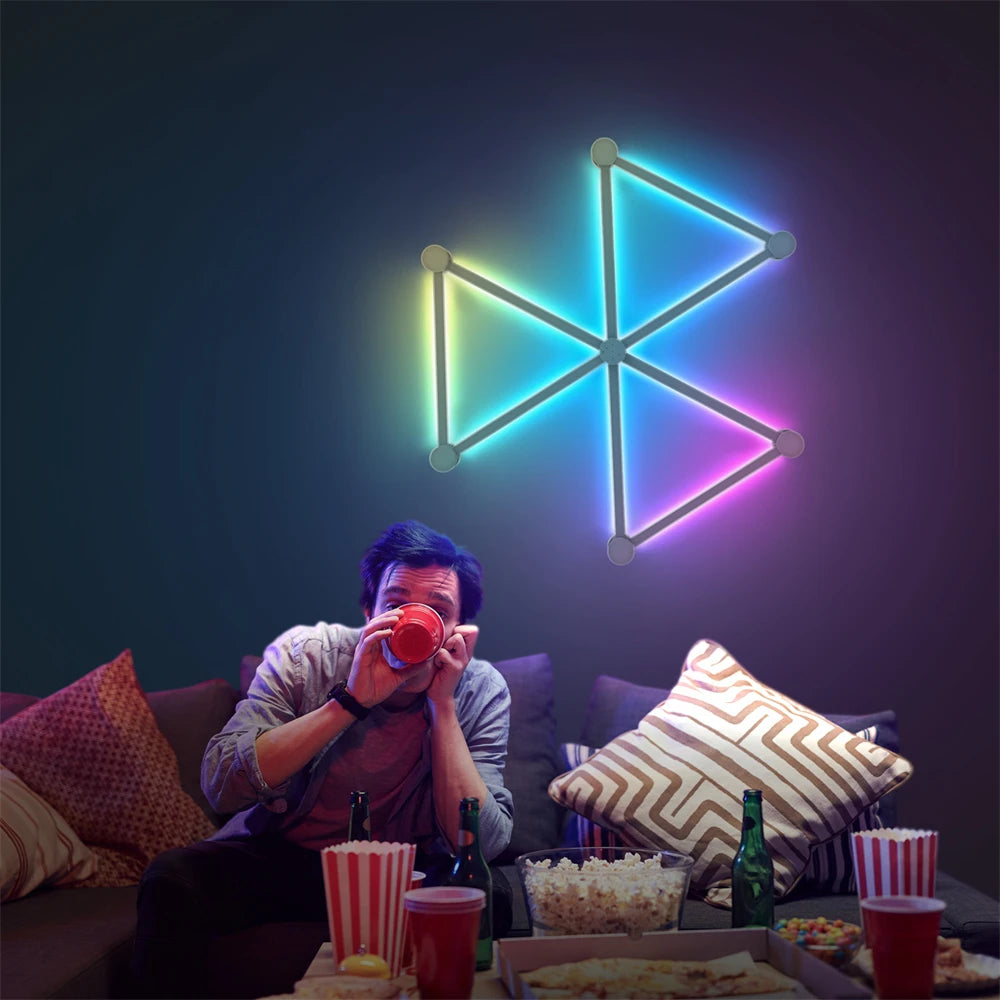 Modular RGB Smart Wall Light Panels