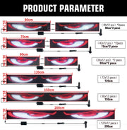 Car Pixel Eyes Display Light