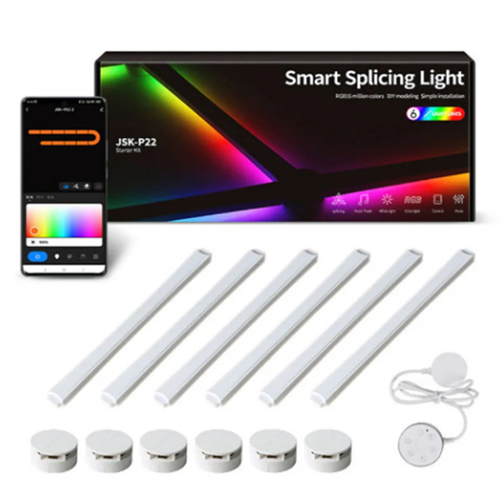 Modular RGB Smart Wall Light Panels