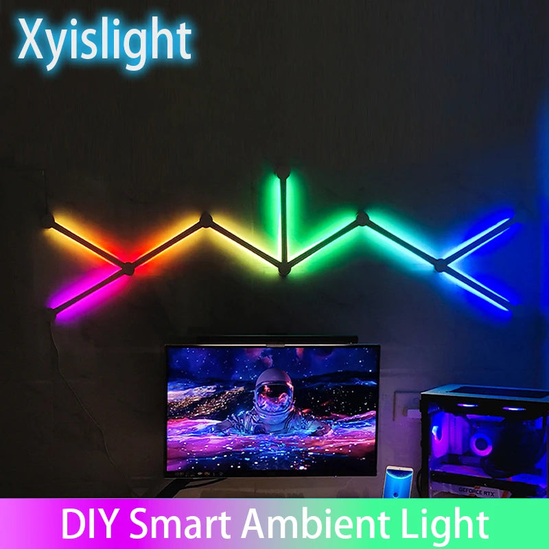 Modular RGB Smart Wall Light Panels