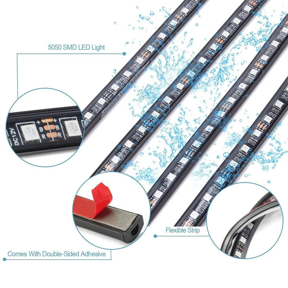 Car UnderGlow Neon Strip Kit