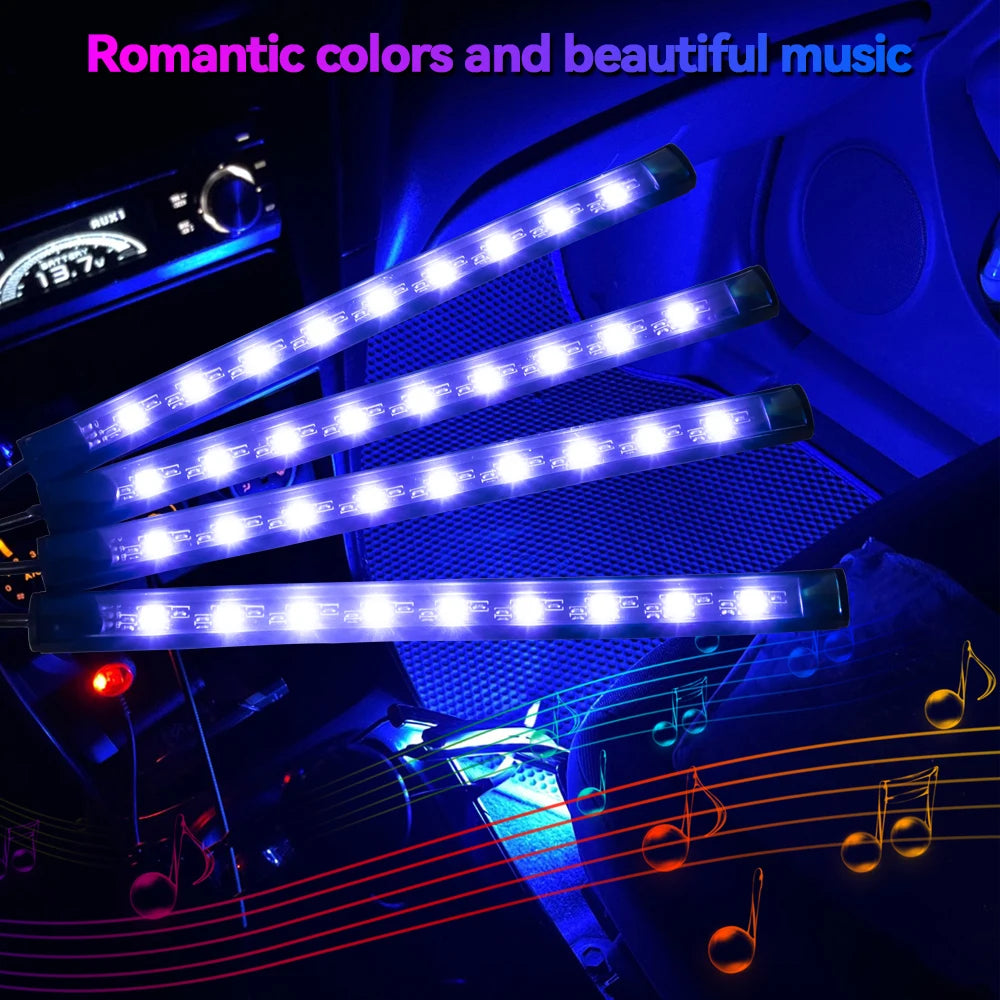 RGB Interior Ambient Foot Strips