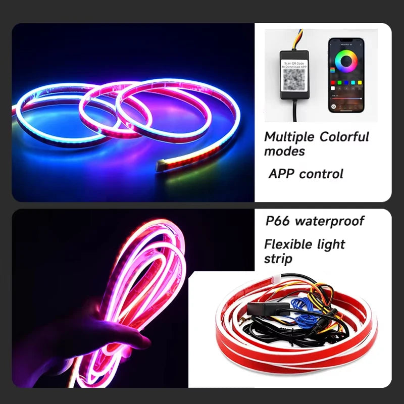 Car Hood RBG Lights