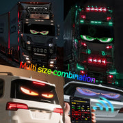 Car Pixel Eyes Display Light